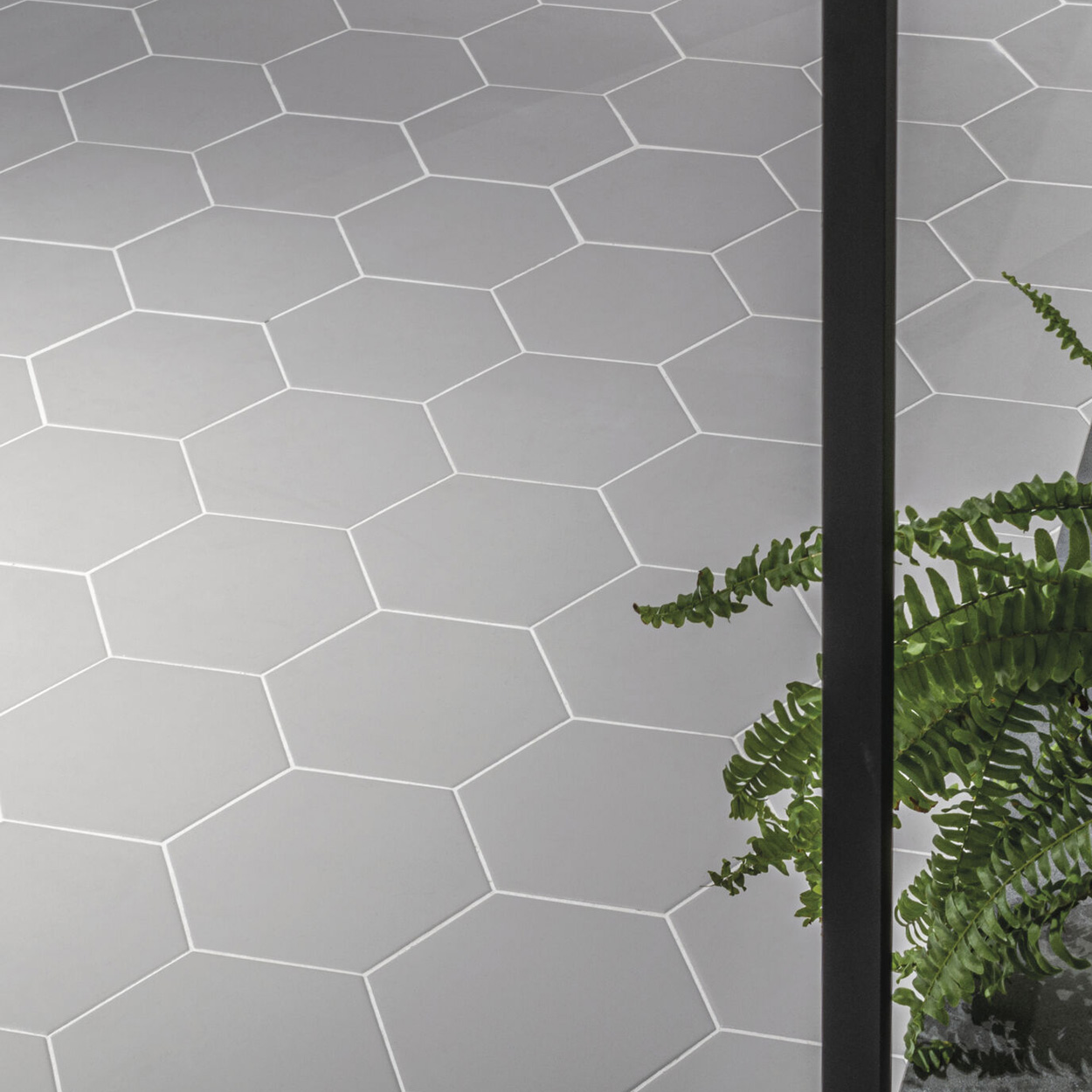 Cifre Ceramica Hexagon Timeless Grey Mat Tegel 15x17cm